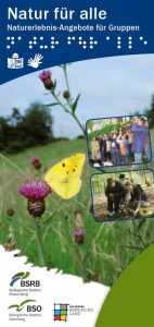 Titelblatt Broschüre Natur für alle